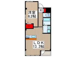 ベアグランデ【2階】の間取り