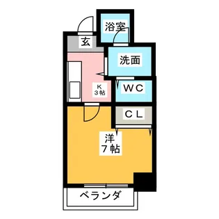 ACTY♪白鳥【3階】の間取り
