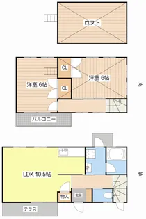 滋賀県近江八幡市出町【一戸建】の間取り