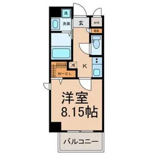 愛知県名古屋市中区新栄1【マンション】の間取り