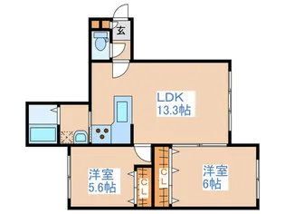 EVA【2階】の間取り
