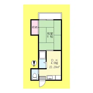 渡辺荘【2階】の間取り