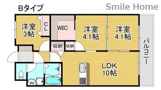 メゾンAメッツ【3階】の間取り