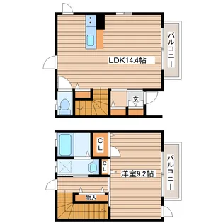 アトリエールIIの間取り
