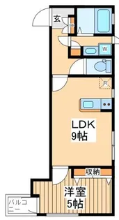 東京都日野市大字日野【アパート】の間取り