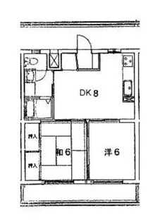 ハース北山【2階】の間取り