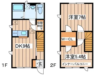 角屋 弐番館の間取り