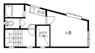 ハイツ トライアングル【2階】の間取り