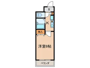 HOPE CITY 天神橋 B棟【4階】の間取り