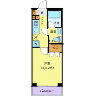 プレール・ドゥーク中野富士見町II【3階】の間取り