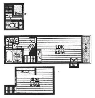 JLBグランエクリュ東小金井【2階】の間取り