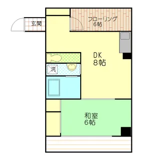 エステームノア【3階】の間取り