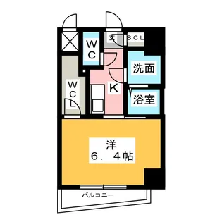 S-RESIDENCE浅間町【2階】の間取り