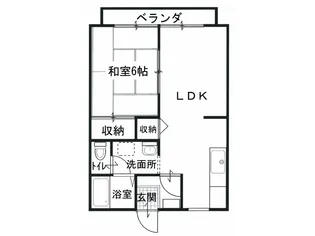 笠田ハイツ12号地【2階】の間取り