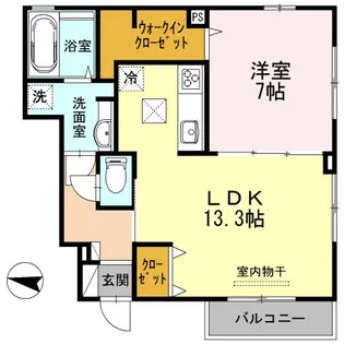 クレインコート【1階】の間取り