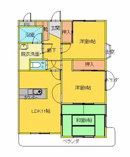 フォレストMS【2階】の間取り