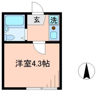 ソフィスター亀有【1階】の間取り