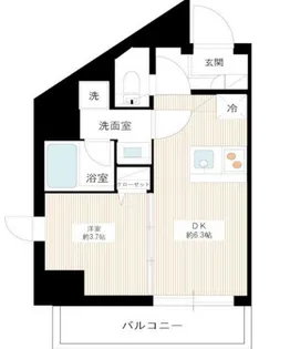 Cion SANGEN-JYAYA【8階】の間取り