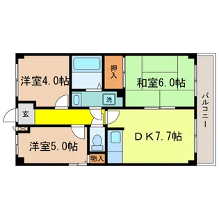 ブライトンステージ【1階】の間取り