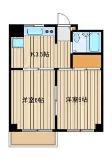カーサデーラ豊陽【1階】の間取り