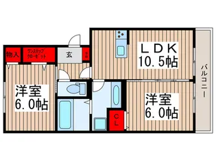 サンモール【3階】の間取り