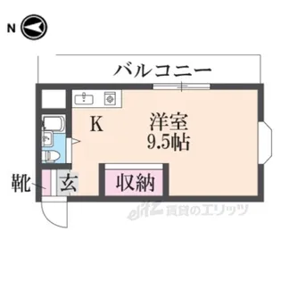 一條館【4階】の間取り