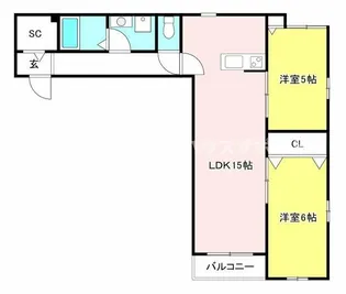 Granmiore【1階】の間取り