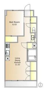 グリーンヒルズ碑文谷【3階】の間取り