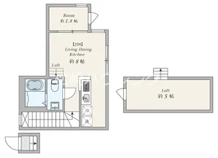 AW中野松が丘【2階】の間取り