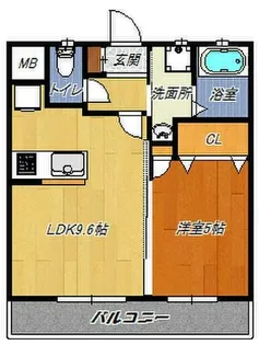 ルピア【1階】の間取り