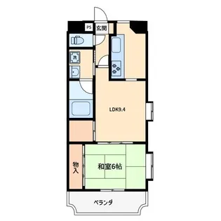 ラフィーネ篠崎【2階】の間取り