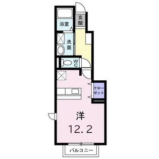 エリア21Defi【1階】の間取り