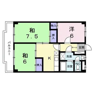 メゾンクレスト【3階】の間取り