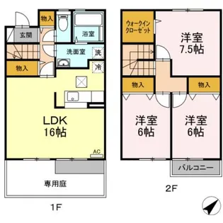 デュランタの間取り