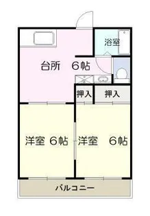 カーサイズII【2階】の間取り