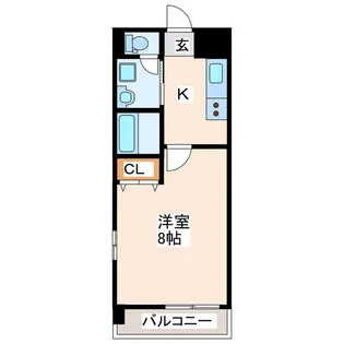 カーネリアン新屋敷【4階】の間取り