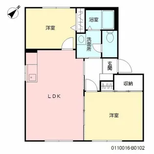 フォーレスKEI B棟【1階】の間取り