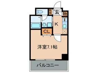 リアライズ代官町【5階】の間取り
