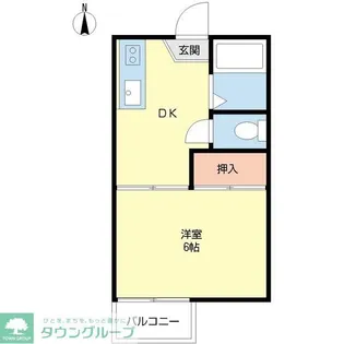ヘリオドール【2階】の間取り