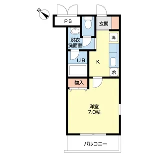 プレッソ津田沼【2階】の間取り