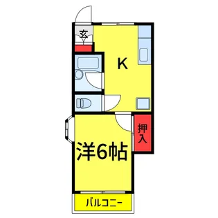 パレーシャル鈴木【1階】の間取り