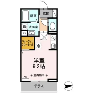 バレンタインハウス温泉町【1階】の間取り
