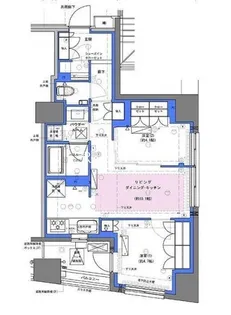 ディームス大手町ノース【9階】の間取り