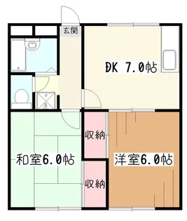 ヴィクトワール【1階】の間取り