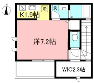 ブォーナフォルトゥーナ吉祥寺【2階】の間取り
