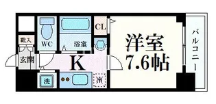 アクアプレイス京都二条城【7階】の間取り