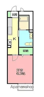 メゾンわかくさ【1階】の間取り