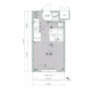 ルーブル中野南台【2階】の間取り