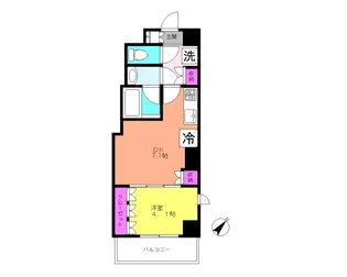 デュオステージ町田MAXIV【4階】の間取り