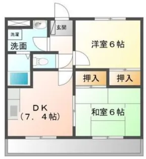 プレイスアーク【1階】の間取り